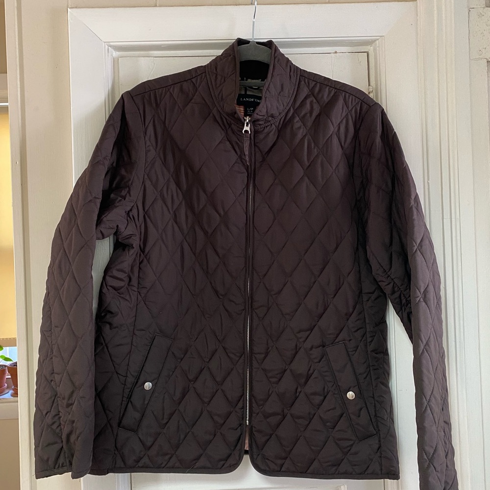 Quilted Jacket - Brown - image 1